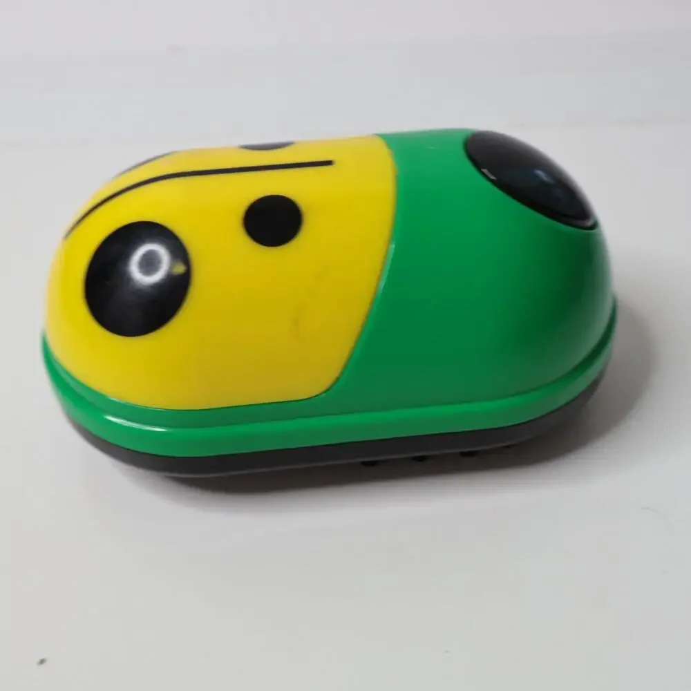 Homedics Lady Bug Massager‎ Portable Battery Yellow Green PM-8 Vintage